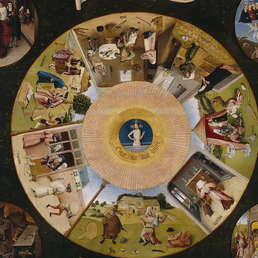 Hieronymus Bosch: Die sieben Todsünden und die vier letzten Dinge